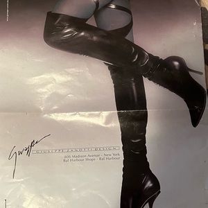 NEW RARE Giuseppe Zanotti Black Leather Thigh-High Boots with Criss-Cross Straps